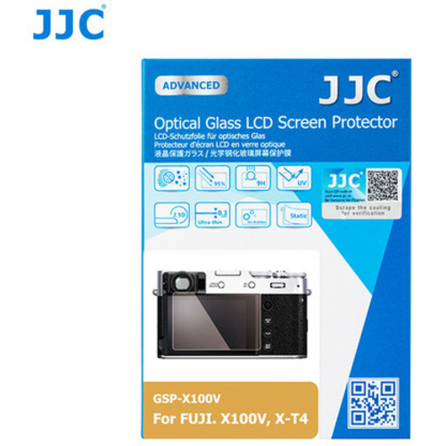 JJC Glass Protector for Fujifilm X100V, X-T4, X-E4