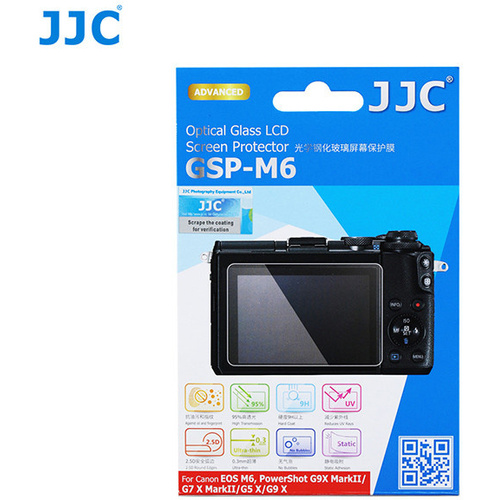 JJC Glass Screen Protector for Canon EOS M50 Mark II, M6 Mark II, M6, M50 & M100 Cameras