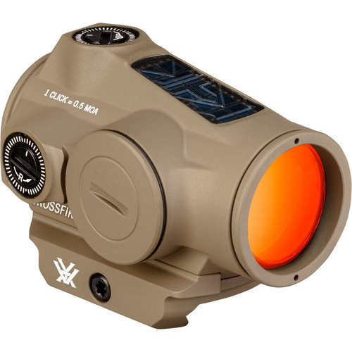 Vortex Crossfire II 2 MOA Solar Red Dot (Tan)