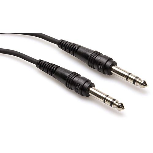 Hosa Technology Stereo 1/4" Male Phone to 1/4" Male Phone TRS Cable (7.6m)