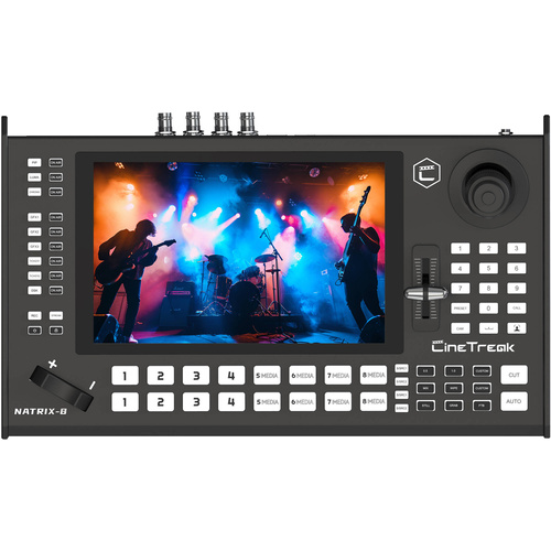 CineTreak Natrix 8-Channel ISO Recording and Live Streaming Video Switcher