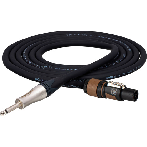 Hosa Technology SKT-200 Series Speakon to 1/4" Male Speaker Cable (12 Gauge, 5'/1.5m)
