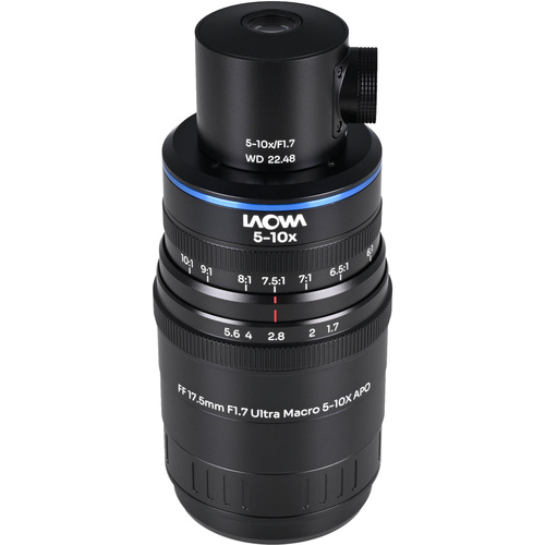 Laowa Aksen 17.5mm f/1.7 5-10x Ultra Macro APO Lens with Coaxial Illumination (Sony E)
