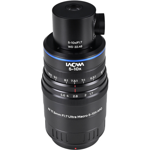 Laowa Aksen 17.5mm f/1.7 5-10x Ultra Macro APO Lens with Coaxial Illumination (Fujifilm X)