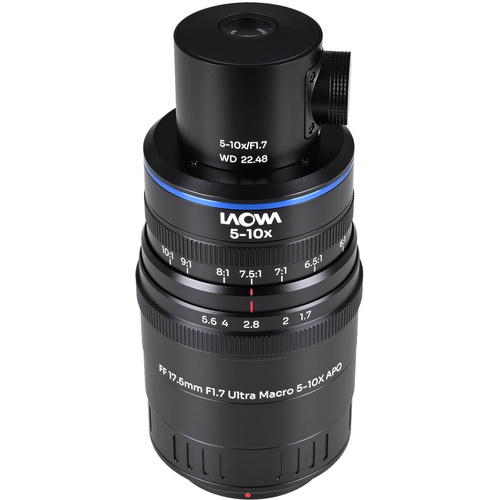 Laowa Aksen 17.5mm f/1.7 5-10x Ultra Macro APO Lens with Coaxial Illumination (Micro Four Thirds)