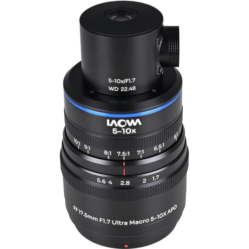 Laowa Aksen 17.5mm f/1.7 5-10x Ultra Macro APO Lens with Coaxial Illumination (Nikon F)
