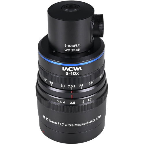 Laowa Aksen 17.5mm f/1.7 5-10x Ultra Macro APO Lens with Coaxial Illumination (Canon EF)