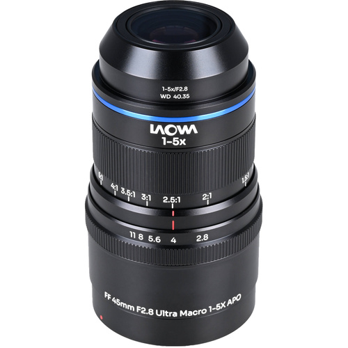 Laowa Aksen 45mm f/2.8 1-5x Ultra Macro APO Lens (Canon EF)