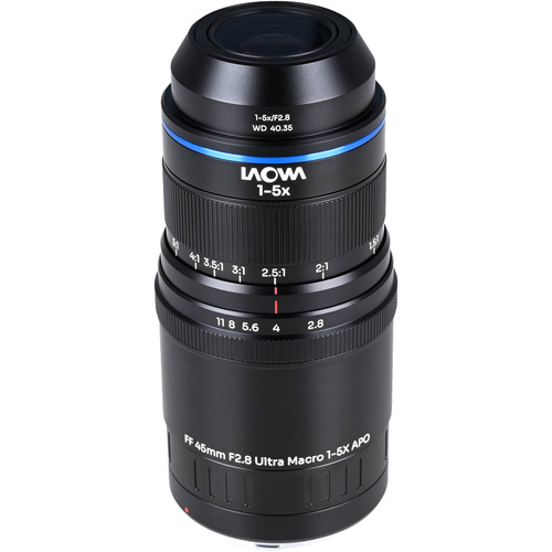 Laowa Aksen 45mm f/2.8 1-5x Ultra Macro APO Lens (Canon RF)