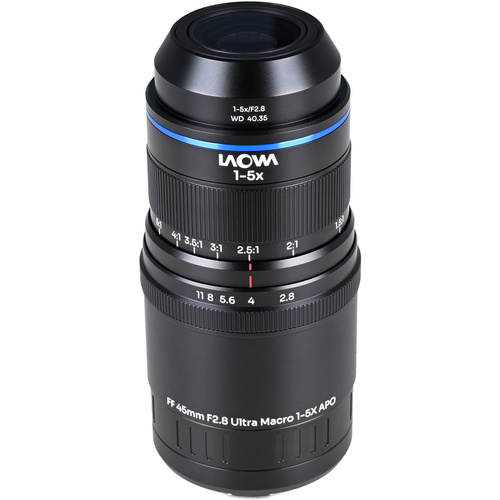 Laowa Aksen 45mm f/2.8 1-5x Ultra Macro APO Lens (L-Mount)