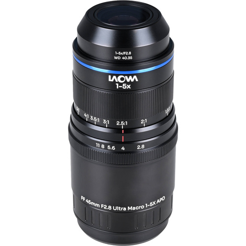 Laowa Aksen 45mm f/2.8 1-5x Ultra Macro APO Lens (Sony E)