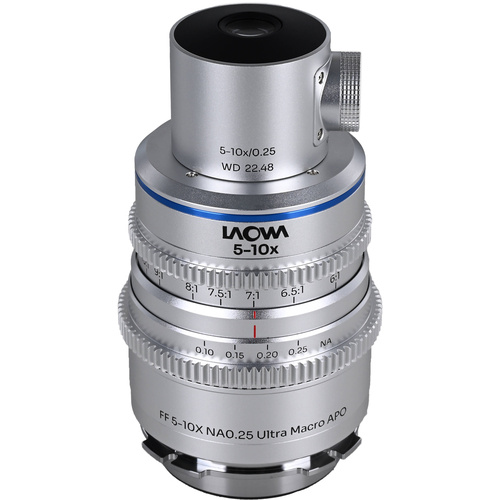 Laowa Aksen 17.5mm f/1.7 5-10x Ultra Macro APO Cine Lens with Coaxial Light Adapter (ARRI PL)