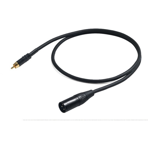 Proel Challenge RCA to Male XLR Cable (3m)