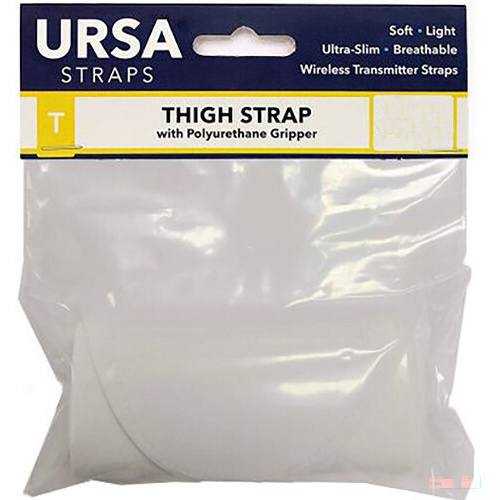 Ursa Thigh Strap with Vertical Pouch for Wireless Transmitters (White)