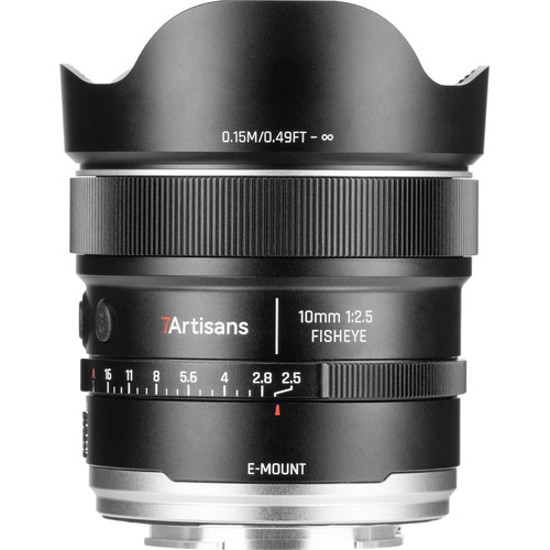 7Artisans 10mm f/2.5 AF MAX Fisheye Lens (Sony E)