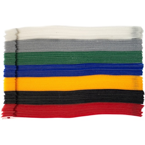 Filmsticks Reusable Hook and Loop Ties Set (105 Pack, 25cm)