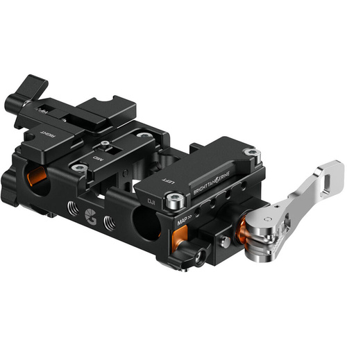Bright Tangerine LeftField Mini 15mm Baseplate DJI Kit for Canon Cameras (63-65mm)