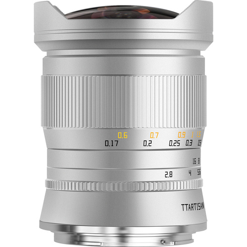 TTArtisan 11mm f/2.8 Fish Eye Lens (Nikon Z, Silver)