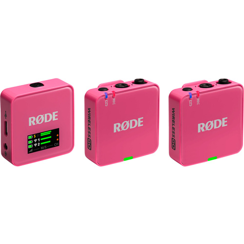RODE Wireless GO Compact Wireless Microphone System (Gen 3, Pink)