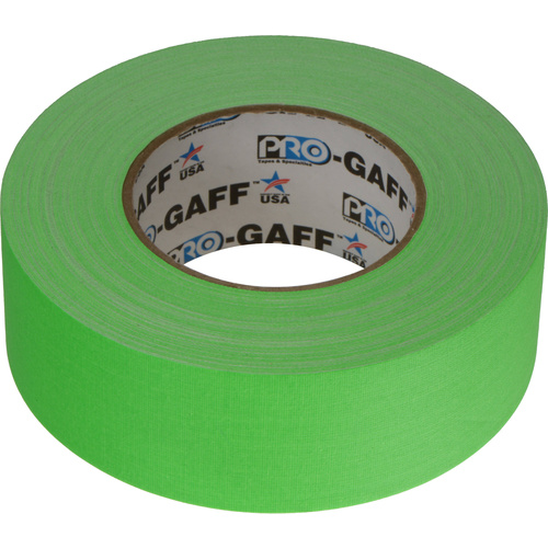 ProTapes Pro Gaffer Tape (50mm x 45m, Fluorescent Green)