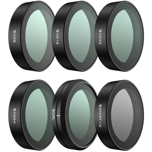 Freewell Insta360 Luna Ultra Wide-Angle Lens ND Filters (6 Pack)