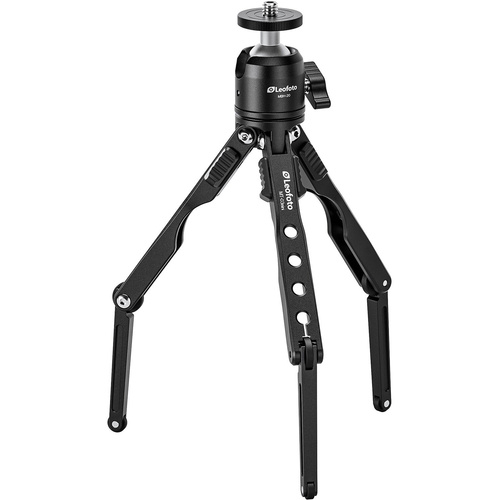 Leofoto MT-03 Mini Spider Tabletop Tripod with MBH-20 Ball Head (Black)