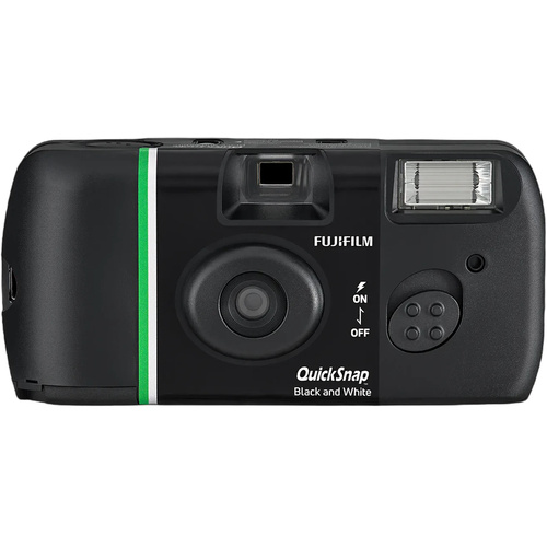 FUJIFILM QuickSnap Black & White 400 One-Time-Use Disposable Camera (27 Exposures)