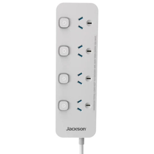 Jackson 4 Outlet Switch Control Powerboard (White)