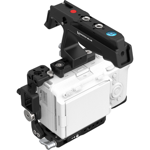 Kondor Blue Hybrid Cage with Top Handle for Sony FX3 and FX30 (Raven Black)