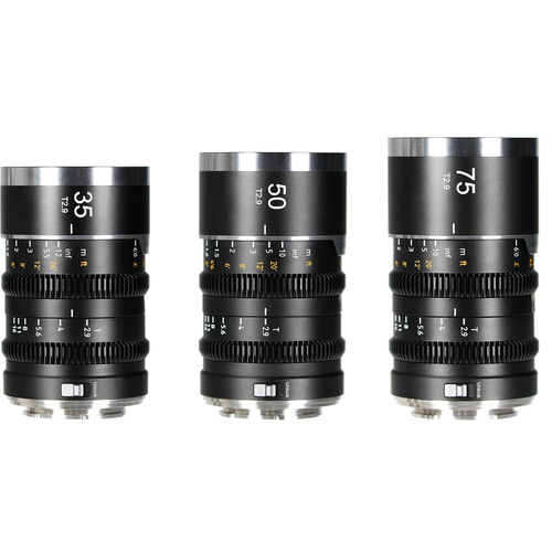 Sirui Saturn V2 T2.9 1.6x Full-Frame Anamorphic 3-Lens Set (Sony E, Neutral Flare)