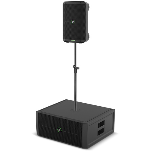 Mackie Thump Go 8" Portable Battery-Powered Loudspeaker + Mackie ThumpSub GO 8" 400W Portable Battery-Powered Subwoofer