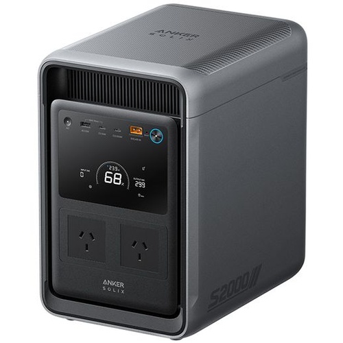 Anker SOLIX S2000 Portable Power Station (2000Wh, 1500W)