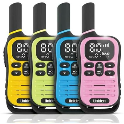 Uniden UH45-4MAX Handheld UHF-CB Radio Quad Colour Pack