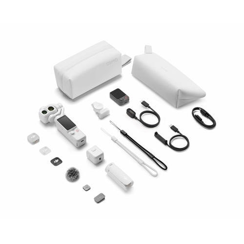 DJI Osmo Pocket 4P Vlog Combo (Pearl White)