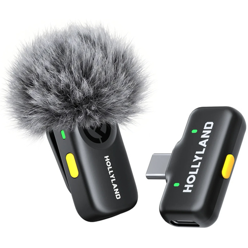Hollyland LARK A2 Solo Wireless Microphone System (Space Gray)