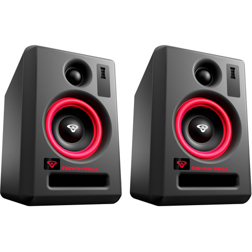 Cerwin-Vega HUB and SAT 4" Studio Monitors (Black)