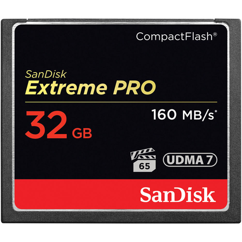 SanDisk 32GB Extreme Pro CompactFlash Memory Card