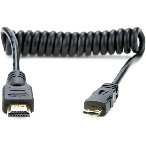 Atomos Mini HDMI to Full HDMI Coiled Cable (45 cm)