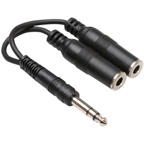 Hosa YPP-118 6.5mm Stereo Jack Splitter Cable