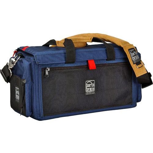 Porta Brace DV Organizer Case with QS-M3 Mini Rain Slick (Signature Blue)