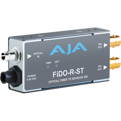 AJA FiDO-R-ST SDI/Optical Fiber Mini-Converter