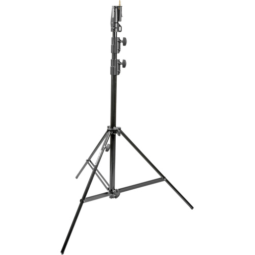 Manfrotto 126BSU Heavy Duty Steel Cine Stand, Black (3.3m)