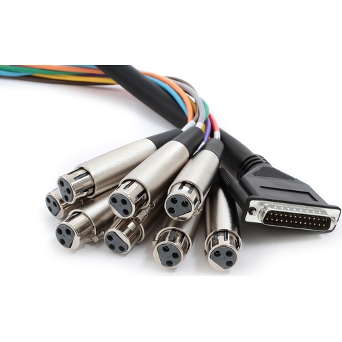 Hosa DTF-803 DB25 to XLR Snake Cable 3m