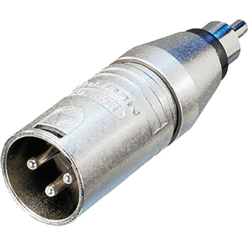 Neutrik NA2MPMM 3-Pole XLR Male to RCA Male Adapter