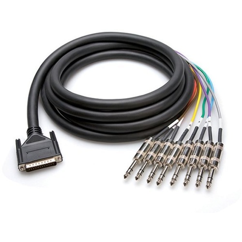 Hosa DTP-803 DB25 to 1/4'' Snake Cable 3m