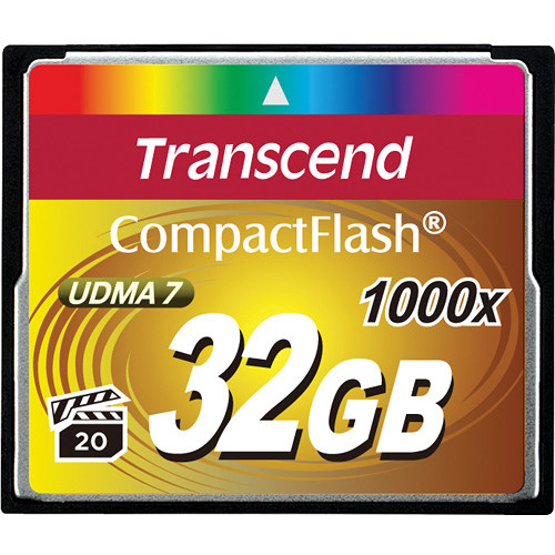 Transcend 32GB CompactFlash Memory Card Ultimate 1000x UDMA