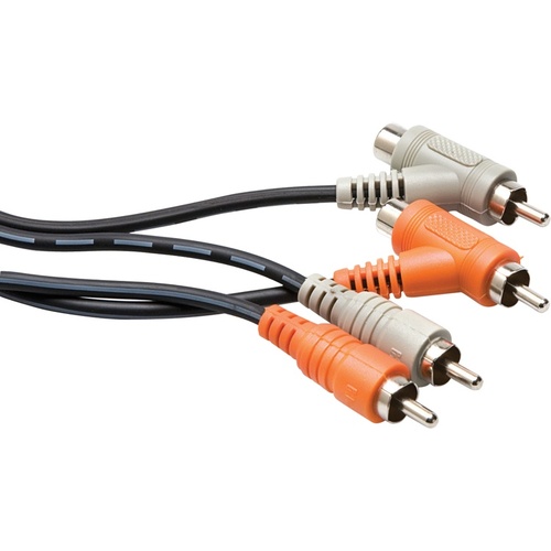 Hosa CRA-202PB RCA Piggyback Cable 2m