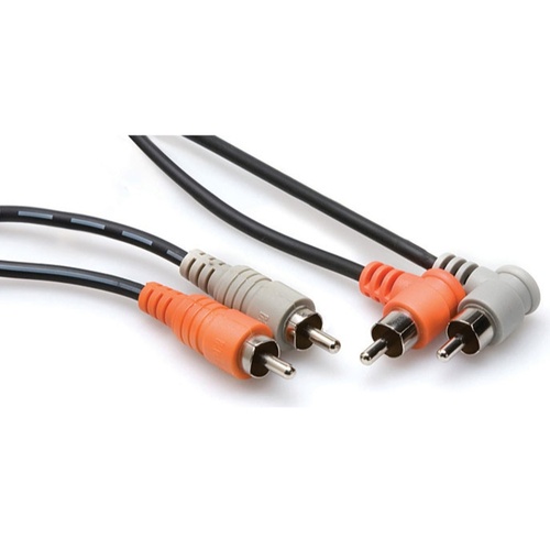 Hosa CRA-201R RCA Cable 1m