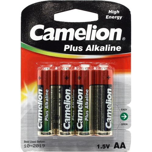 Camelion Alkaline AA Batteries - (4 Pack)