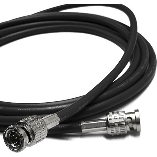 Canare 15' L-3CFW RG59 HD-SDI Coaxial Cable with Male BNCs (Black)